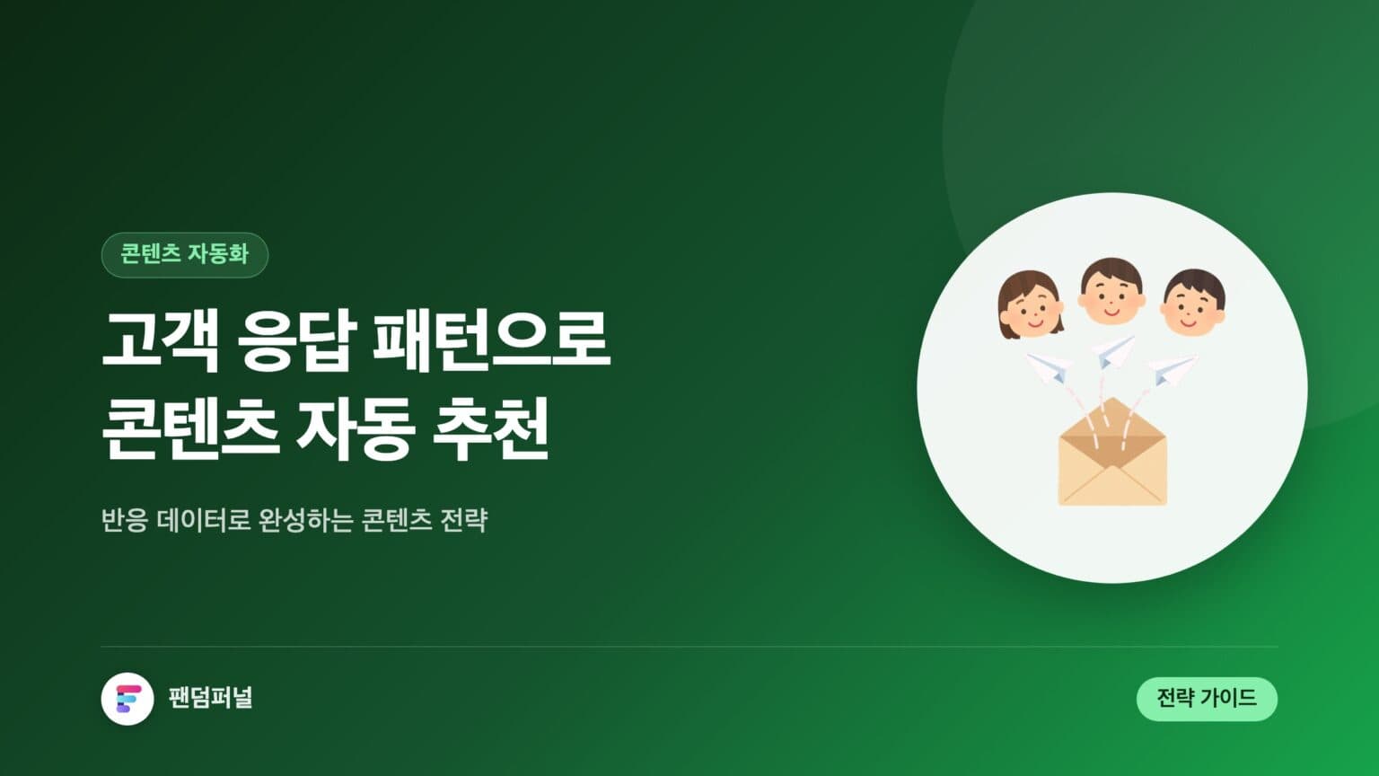 고객 응답 패턴 기반 자동 콘텐츠 추천: 성공 전략 가이드 — 대표 이미지